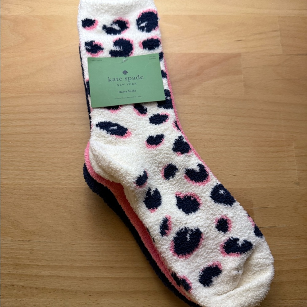 Kate Spade Women's Fuzzy Home Socks‎ | Brand New